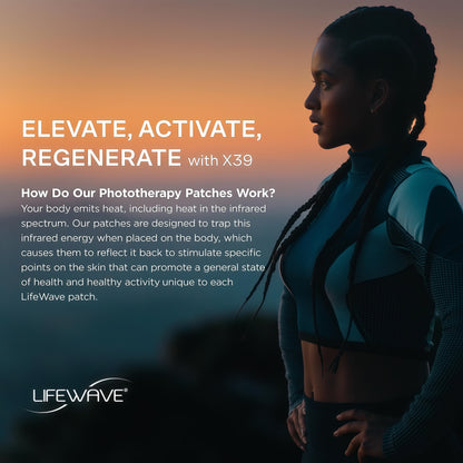 LifeWave X39 Patches - Supports Improvements of Strength and Stamina - Supports Improved Exercise Performance - No Drugs or Stimulants - Innovative Patch Technology for Enhanced Wellness - 30 Patches
